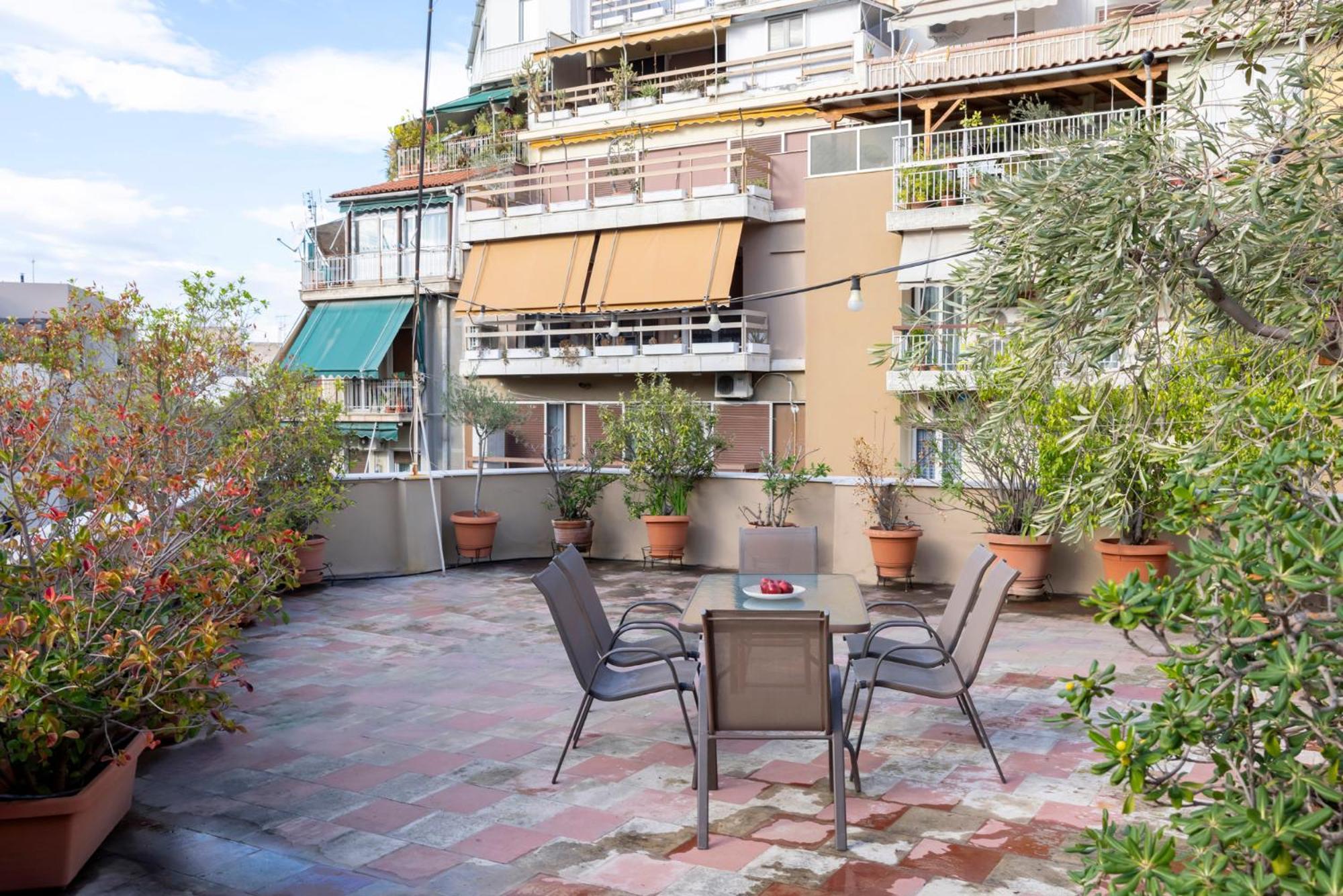 Acropolis Maisonette 3Br 6Ppl 15Min Metro&Museum Athen Eksteriør bilde